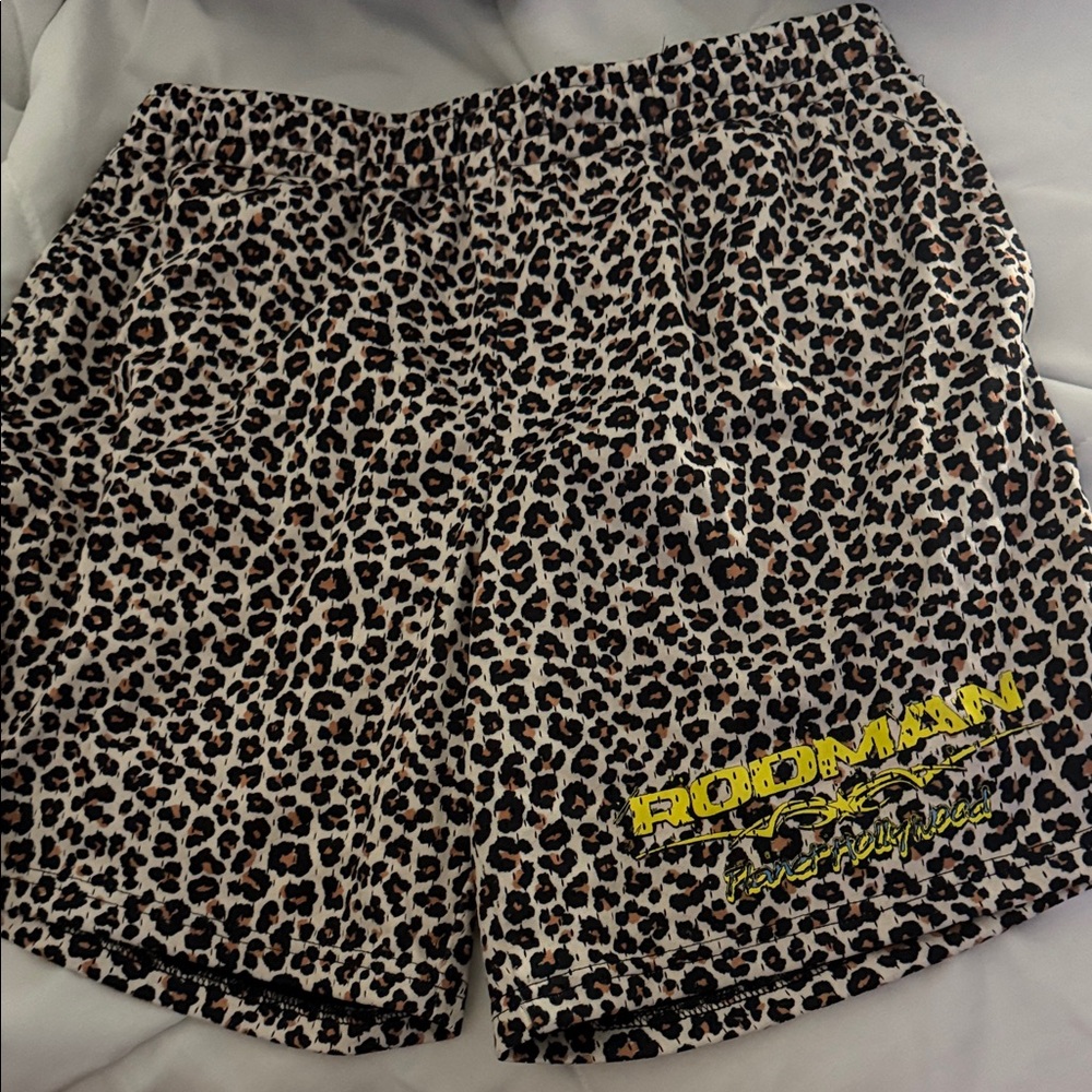Rodman Leopard Print Shorts